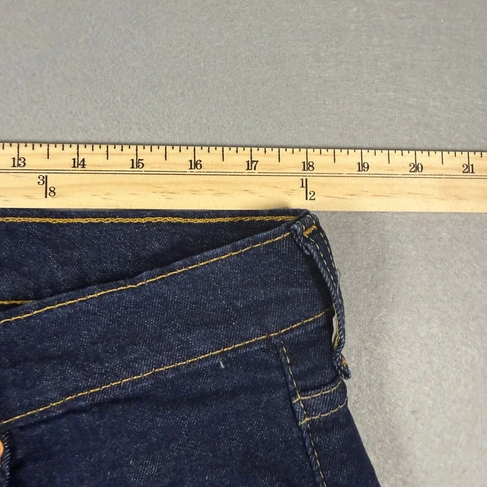 Levis‎ 501 Jeans Mens 36x32 Dark Wash Button Fly Straight Leg Cotton Denim